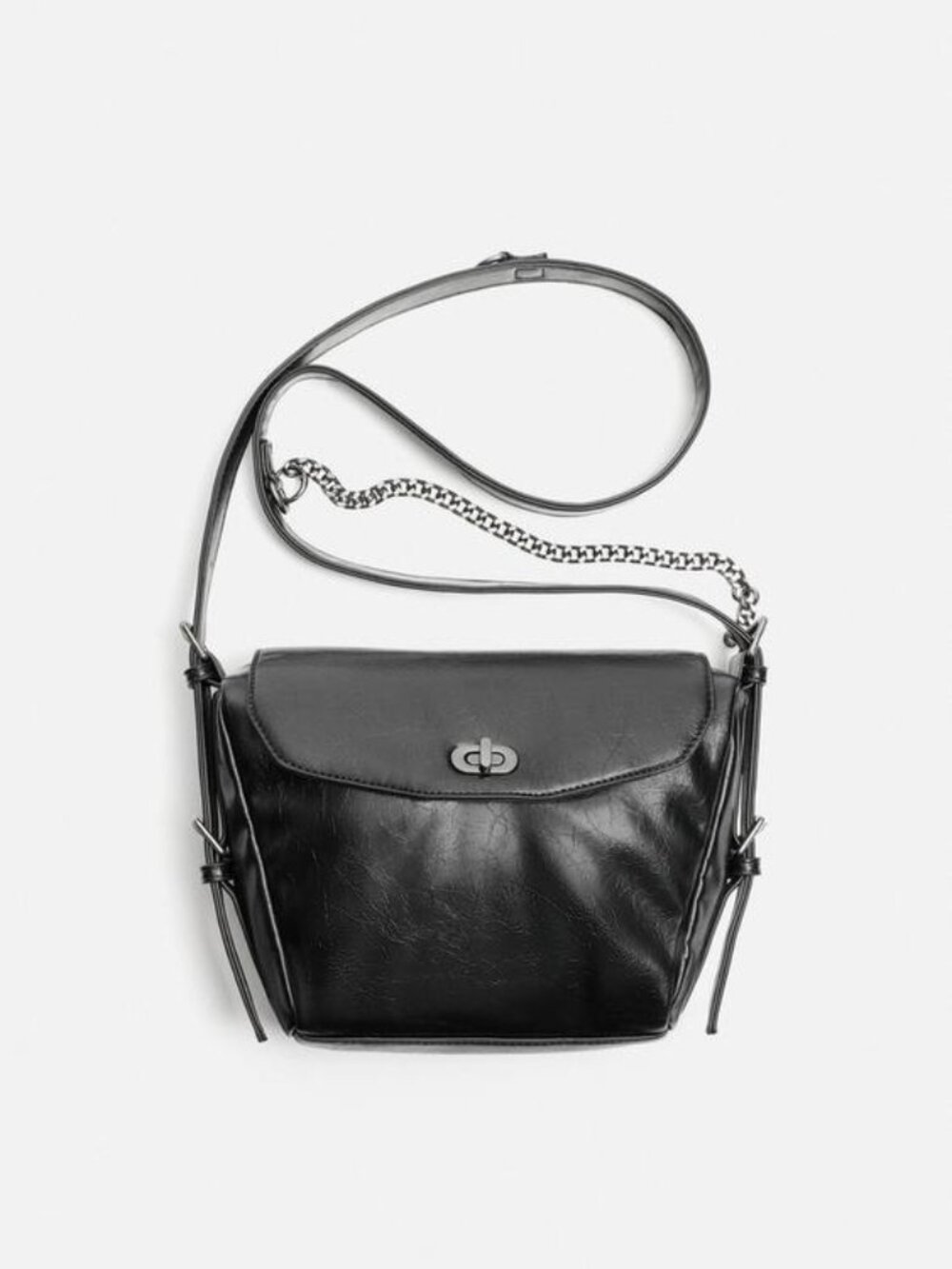Zara CHAIN CROSSBODY BAG New!
